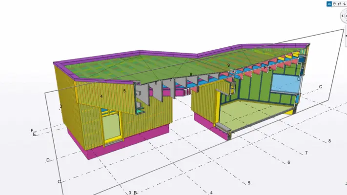 Image from Alstahaug gallery. Timber Structure building.